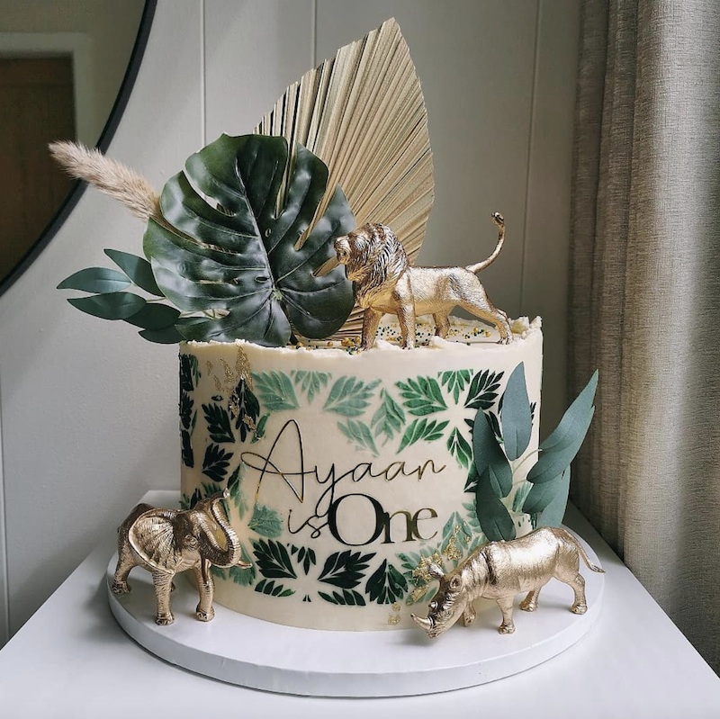 safari theme baby shower cake ideas