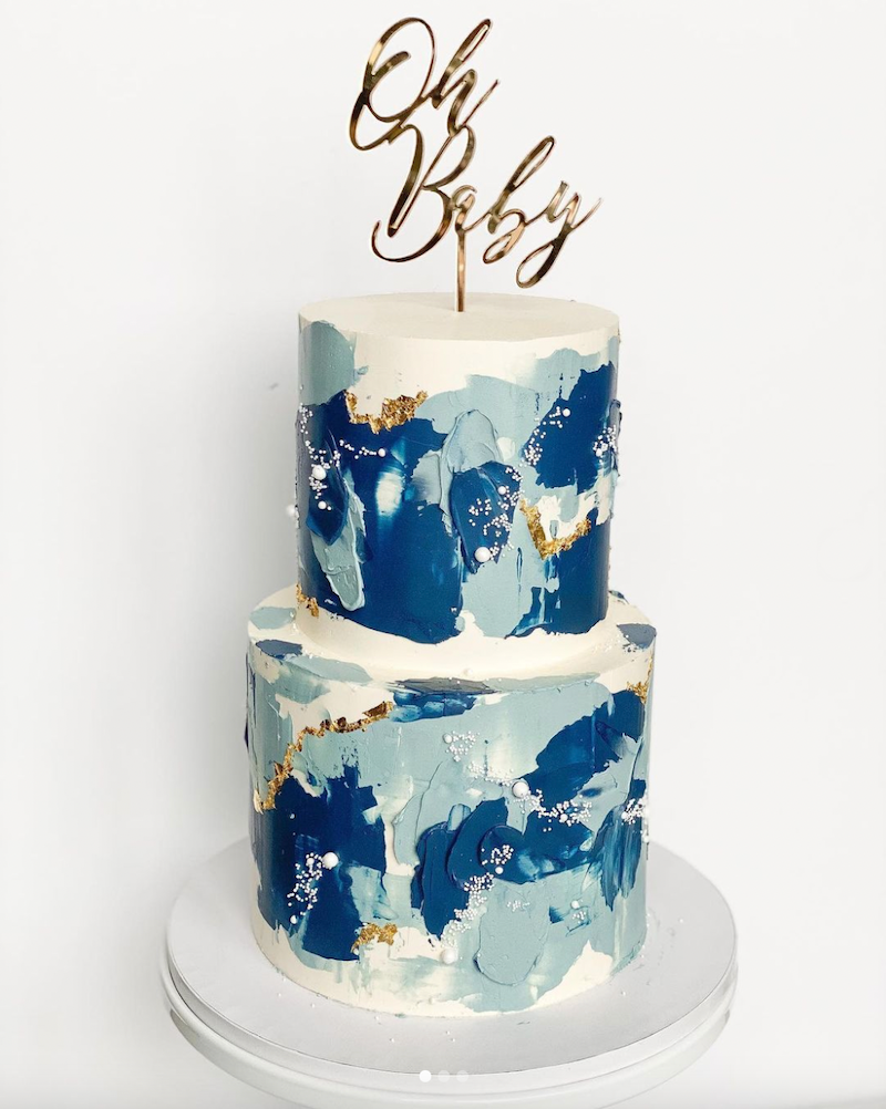 Welcome Baby Boy Fondant Cake Online in India