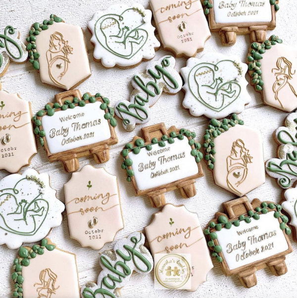 19+ Adorable Pregnancy Announcement Cookies You Should Totally Copy