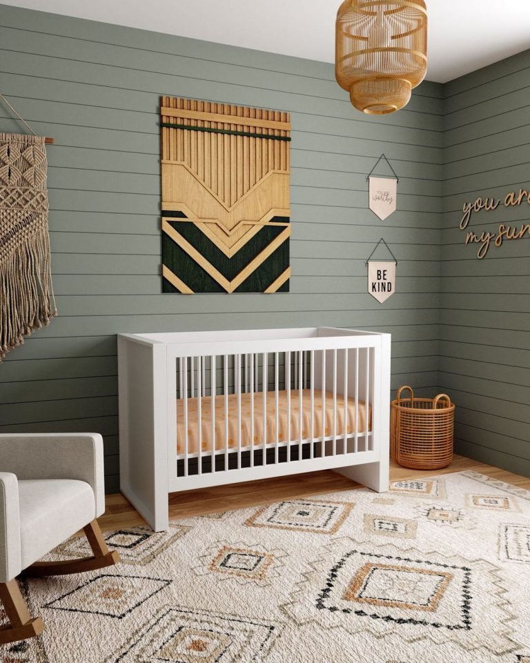 29+ Jaw-Dropping Nursery Accent Walls I'm Swooning Over