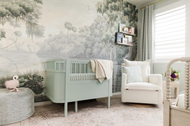 29+ JawDropping Nursery Accent Walls I'm Swooning Over