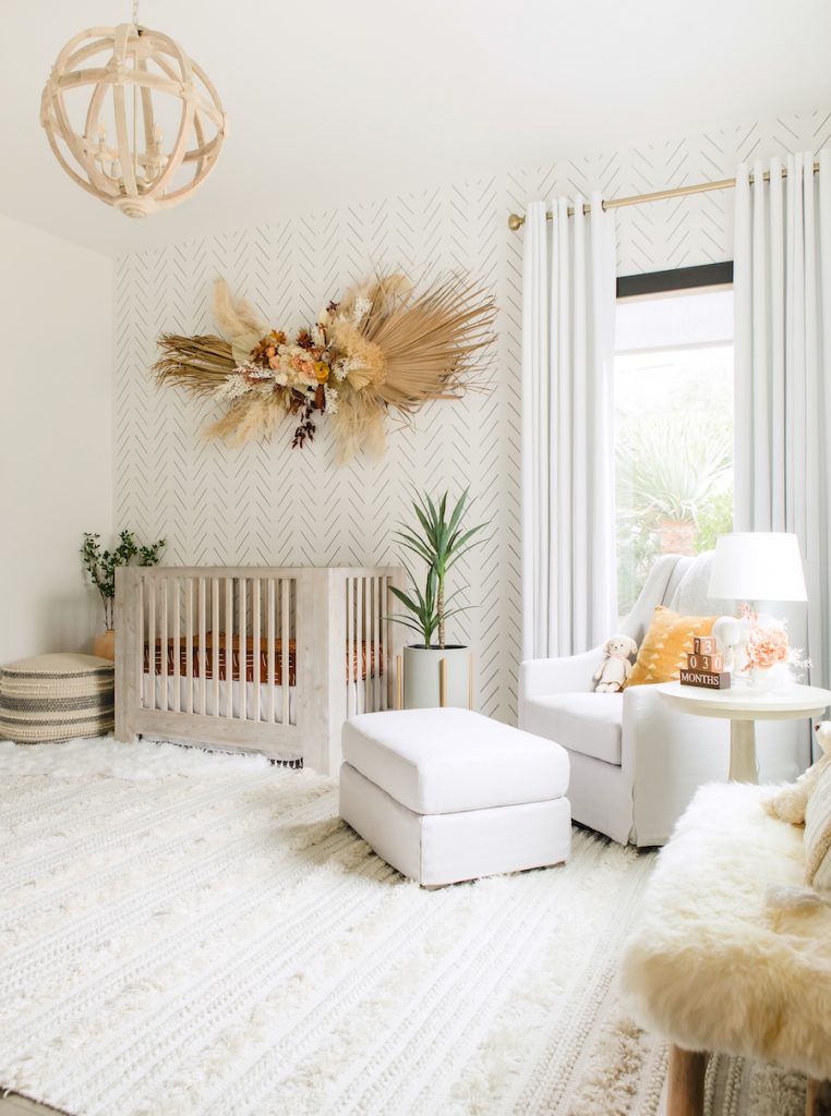 29+ JawDropping Nursery Accent Walls I'm Swooning Over