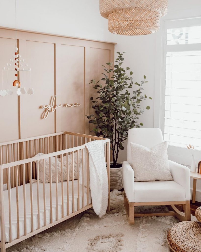 29+ JawDropping Nursery Accent Walls I'm Swooning Over