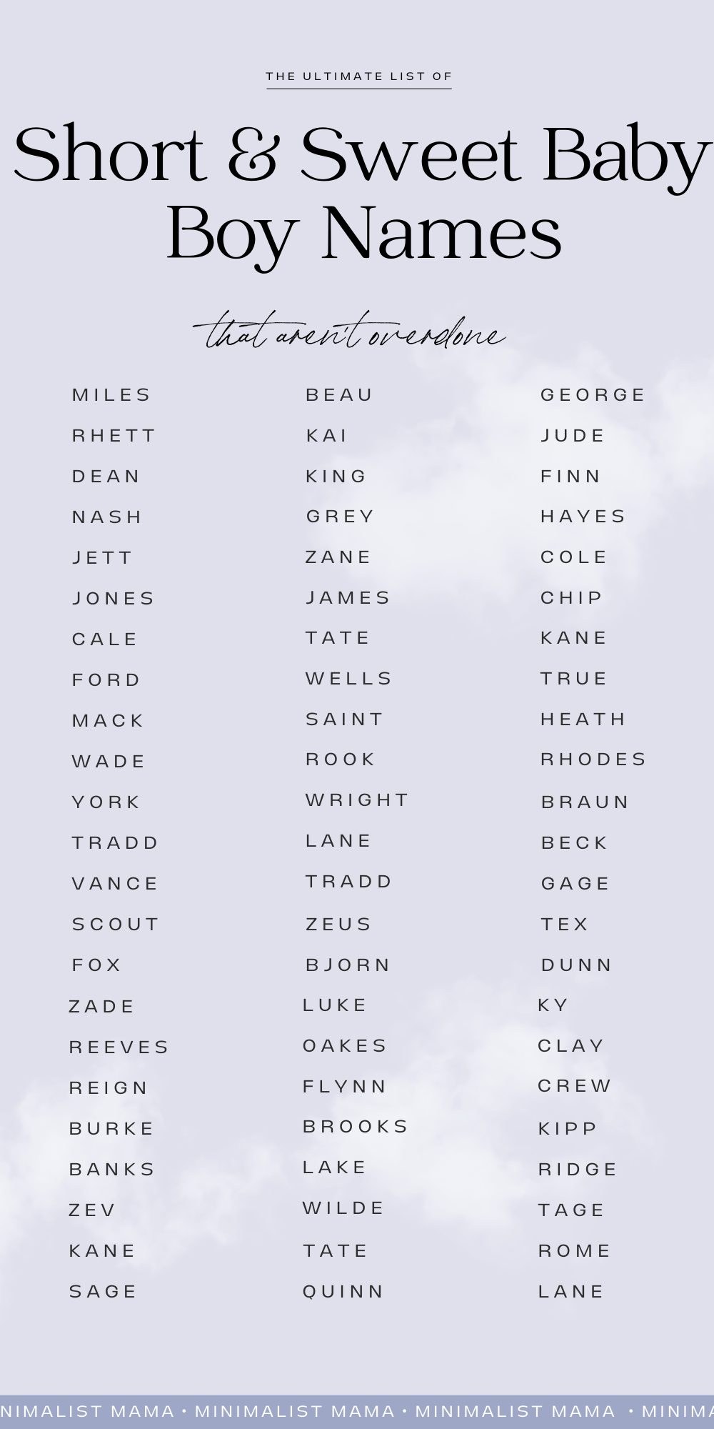209+ One Syllable Boy Names (That You Didn't Know Are In) 2024