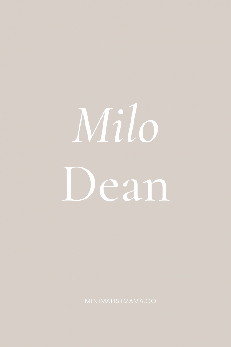 49 Hand Picked Middle Names For Milo Names Like Milo 