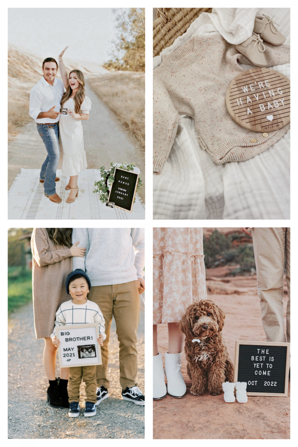 11+ *Adorable* Letter Board Pregnancy Announcement Ideas (2022)