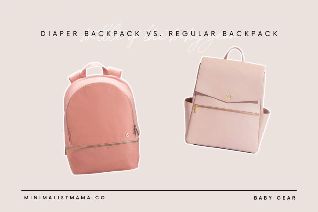 Diaper Backpack vs. Regular Backpack What's The *Actual* Difference?