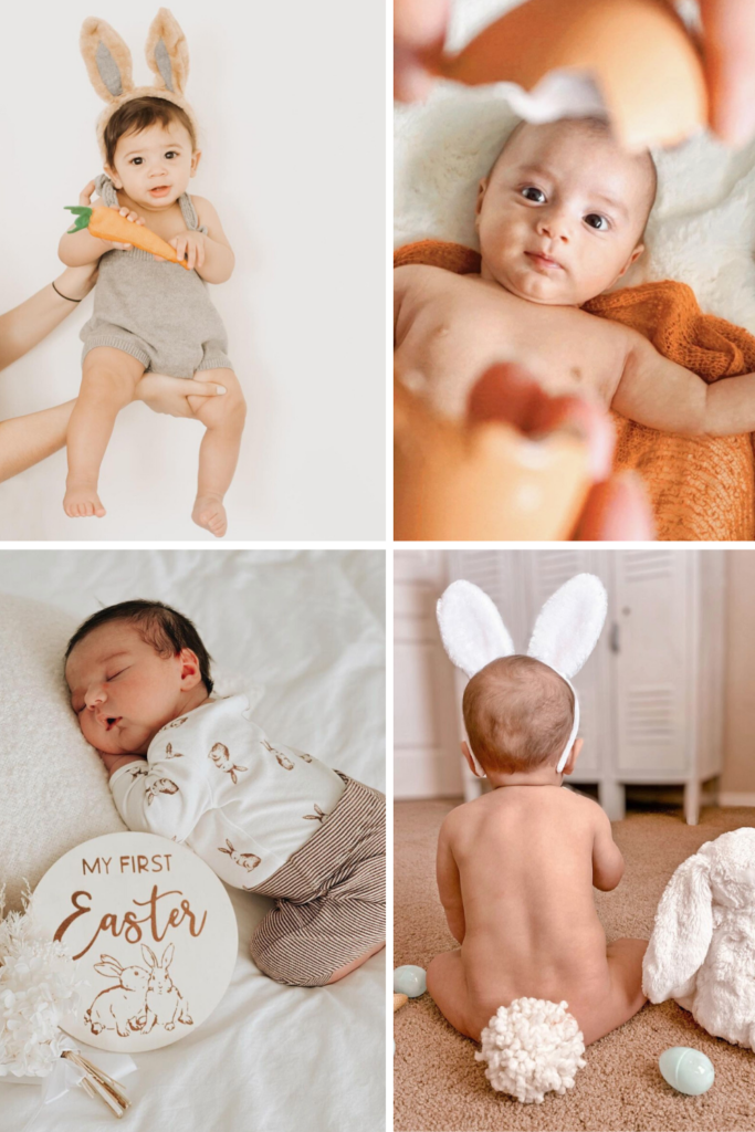 13+ Easy Baby's First Easter Picture Ideas (That You Can DIY)