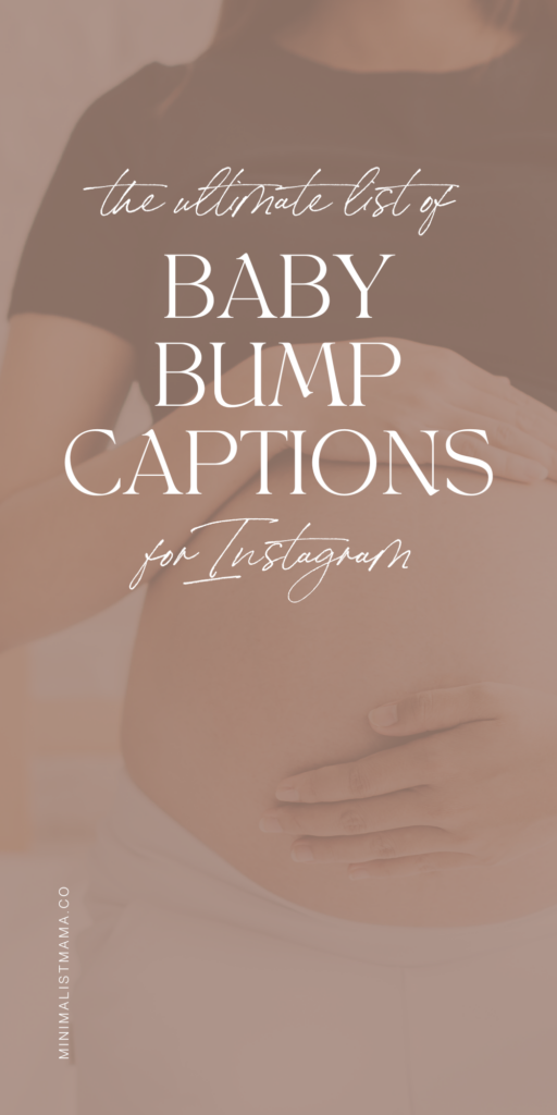 101+ *Adorable* Baby Bump Captions (That You Need To Steal)