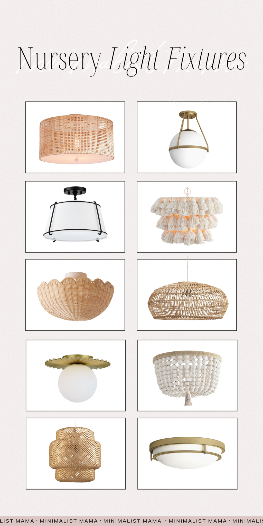 25+ Nursery Light Fixtures for a Modern Space 2023