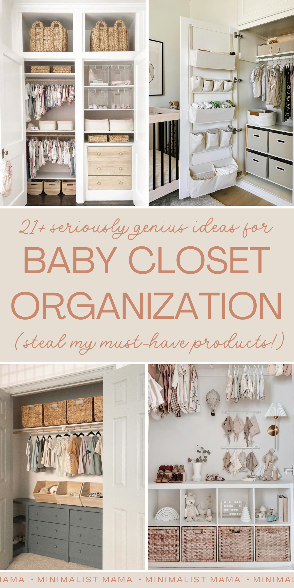 21+ Must-See Nursery Closet Organization Essentials