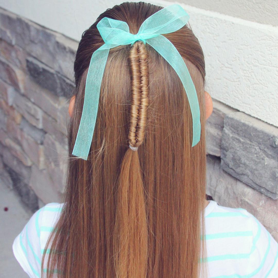 school girl's hairstyle