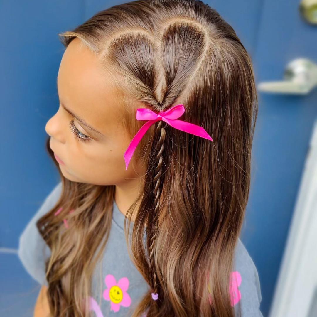 school girl's hairstyle
