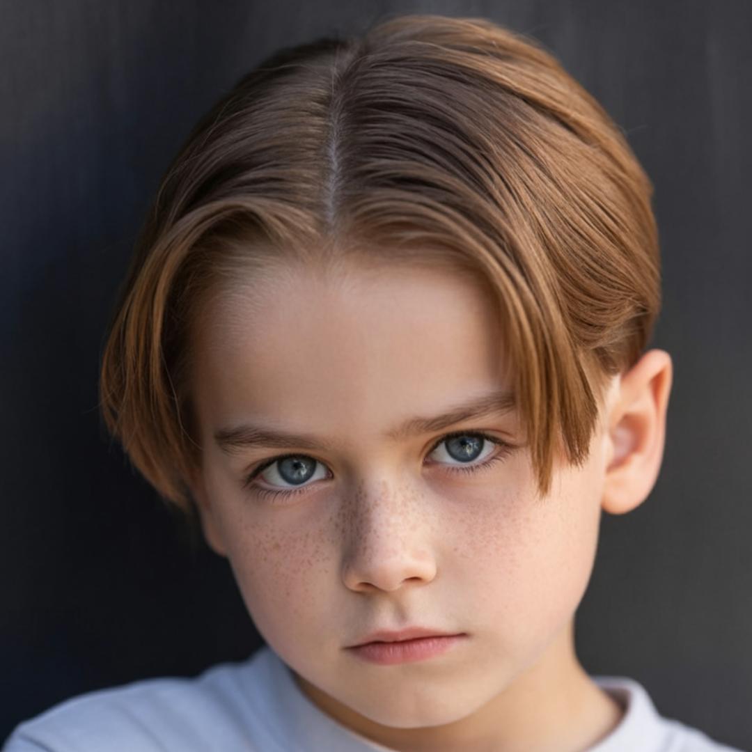 Boy's hairstyle