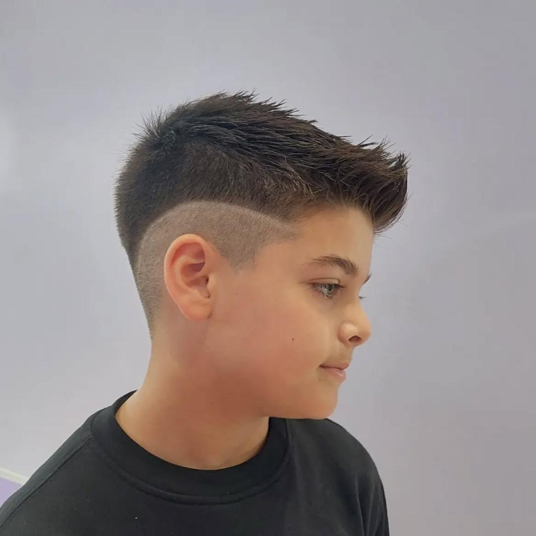 Boy's hairstyle