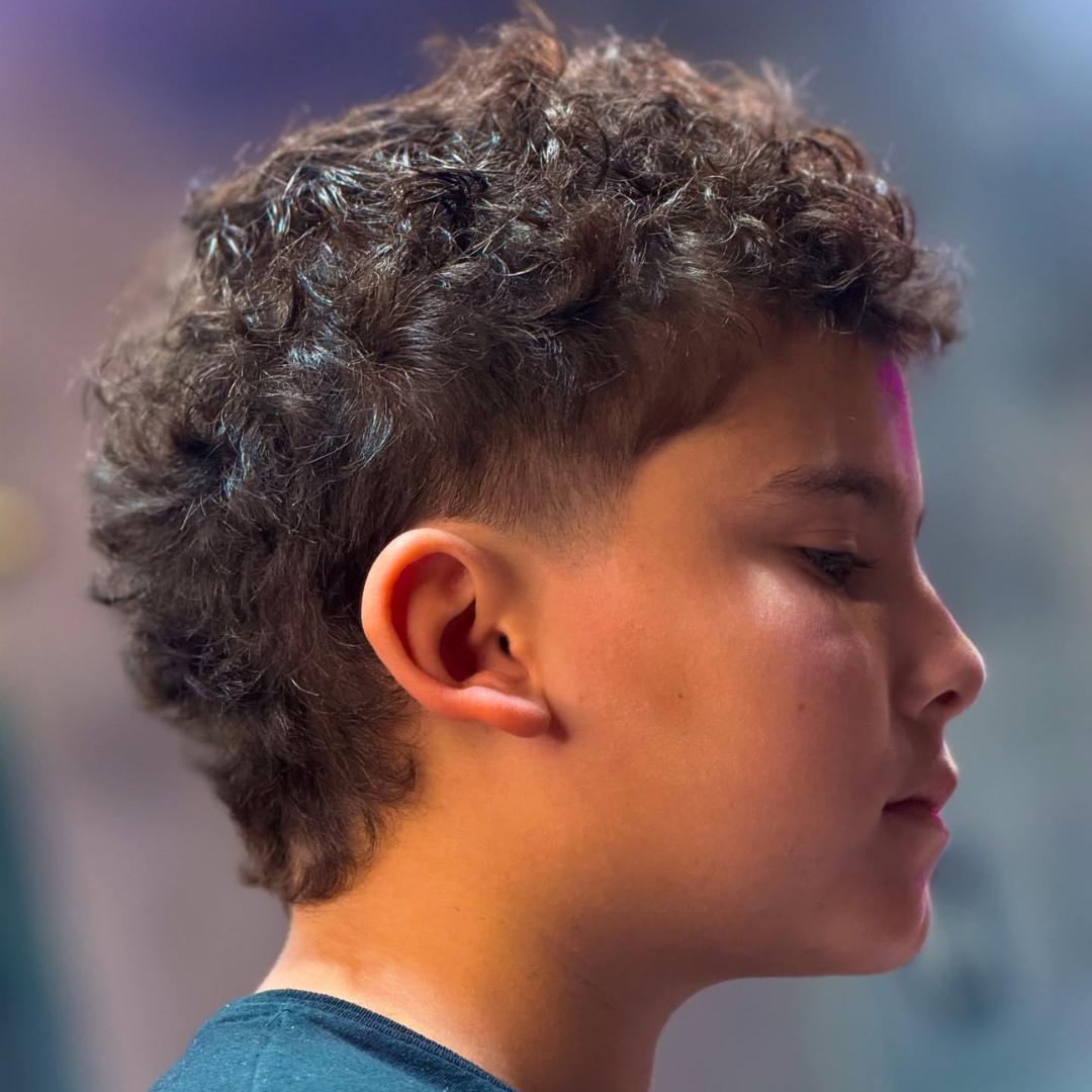 Boy's hairstyle