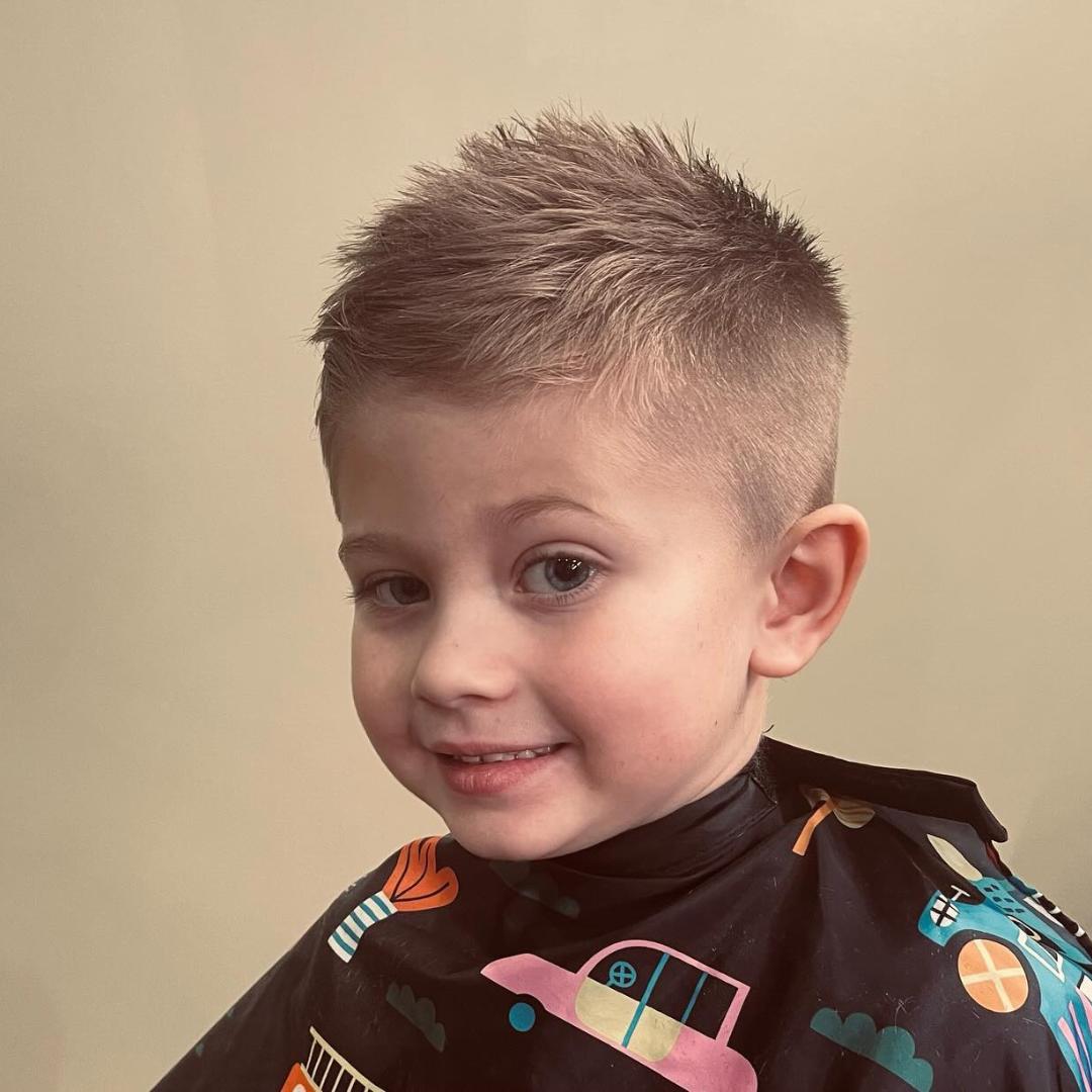 Boy's hairstyle