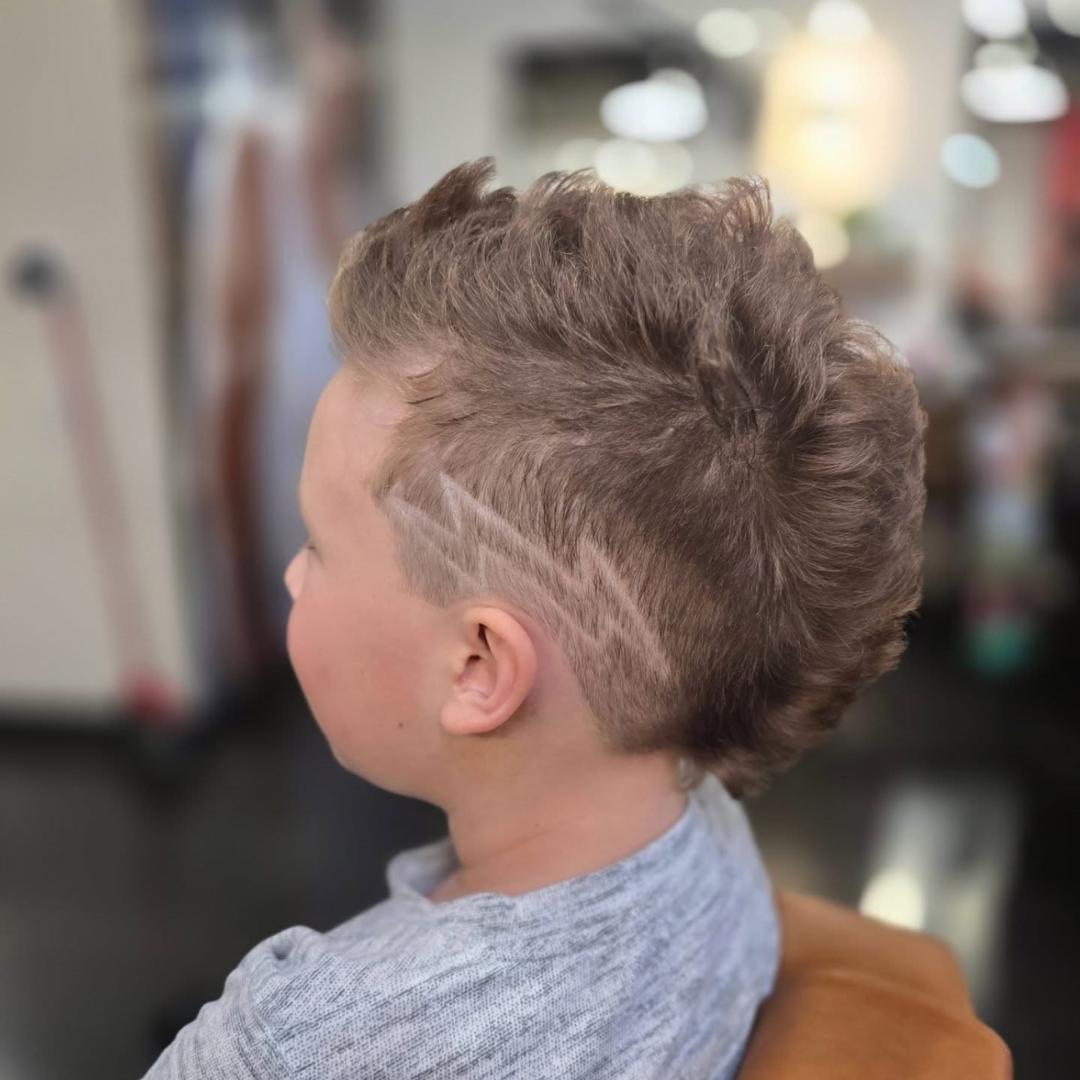 Boy's hairstyle
