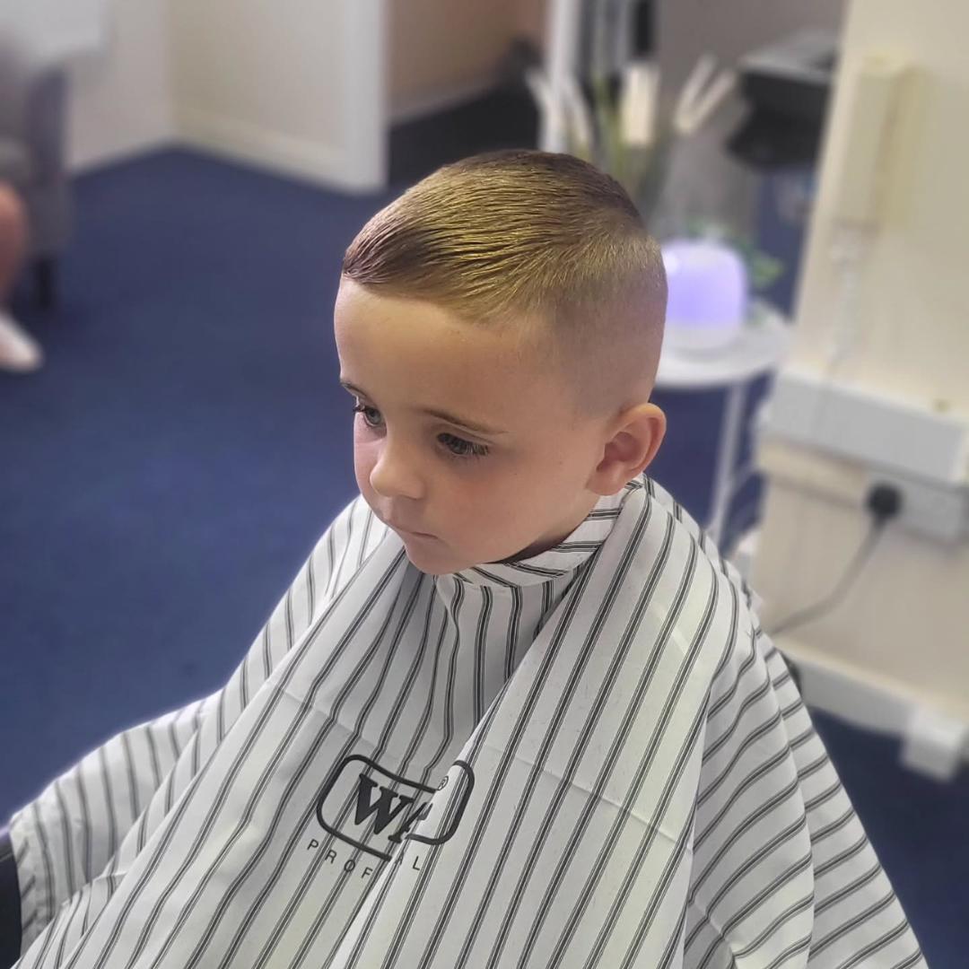 Boy's hairstyle