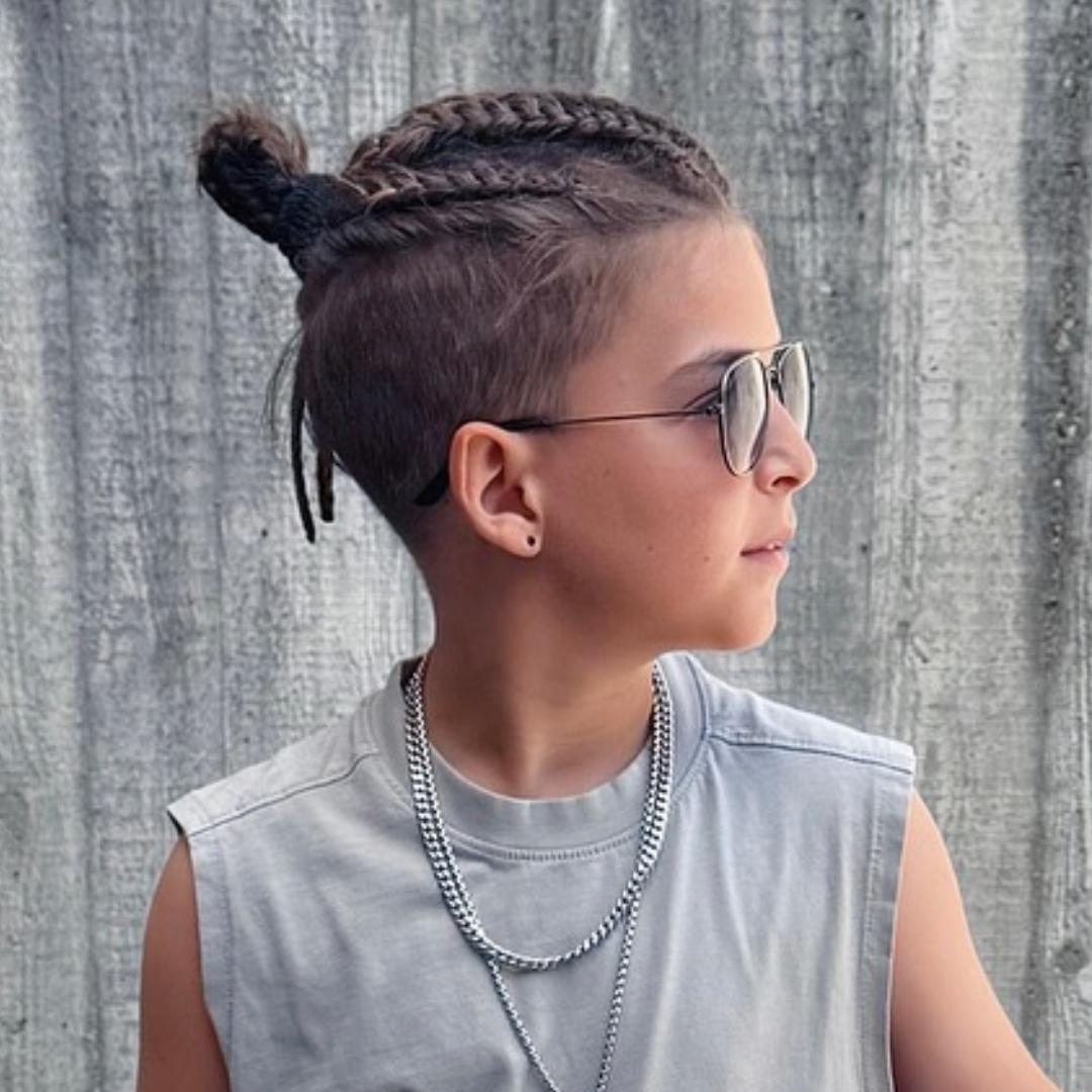 Boy's hairstyle