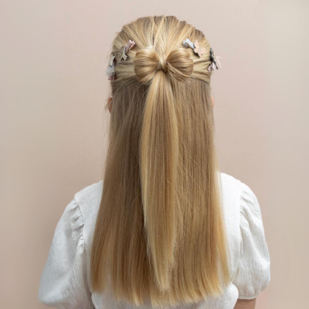 school girl's hairstyle