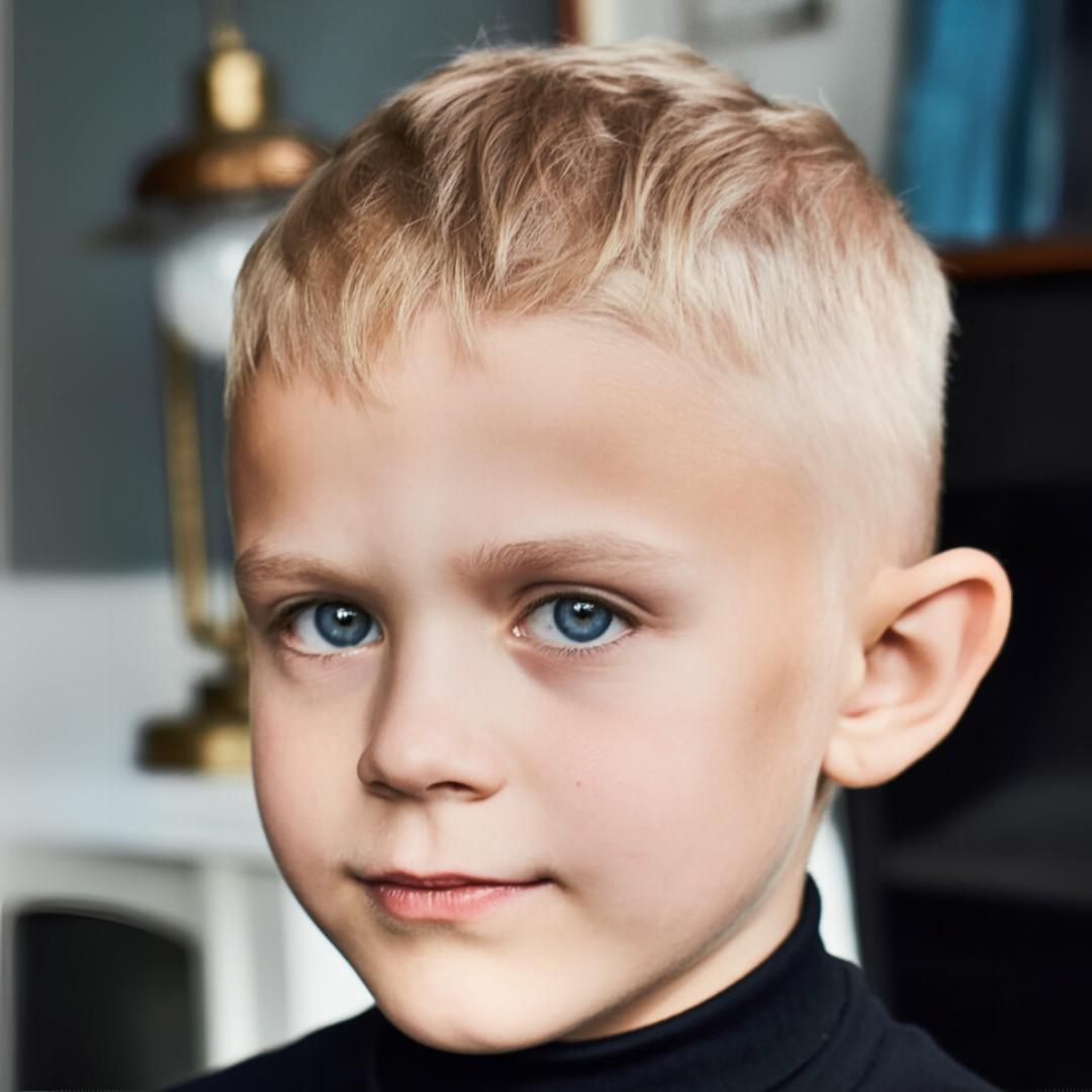 Boy's hairstyle