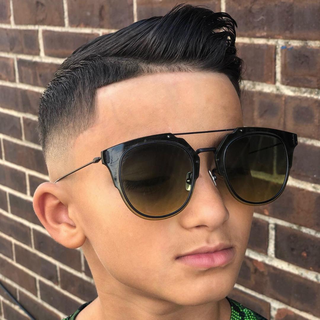 Boy's hairstyle