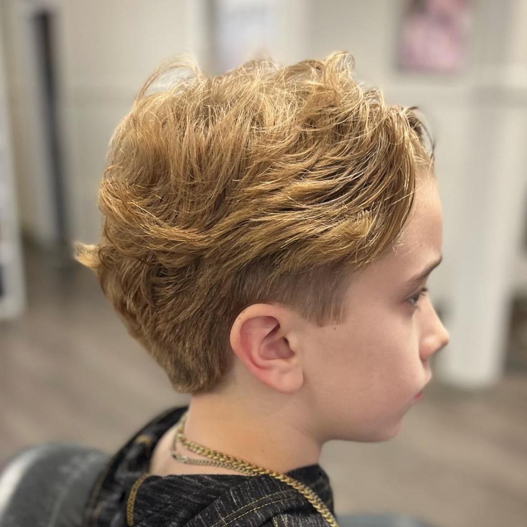 Boy's hairstyle