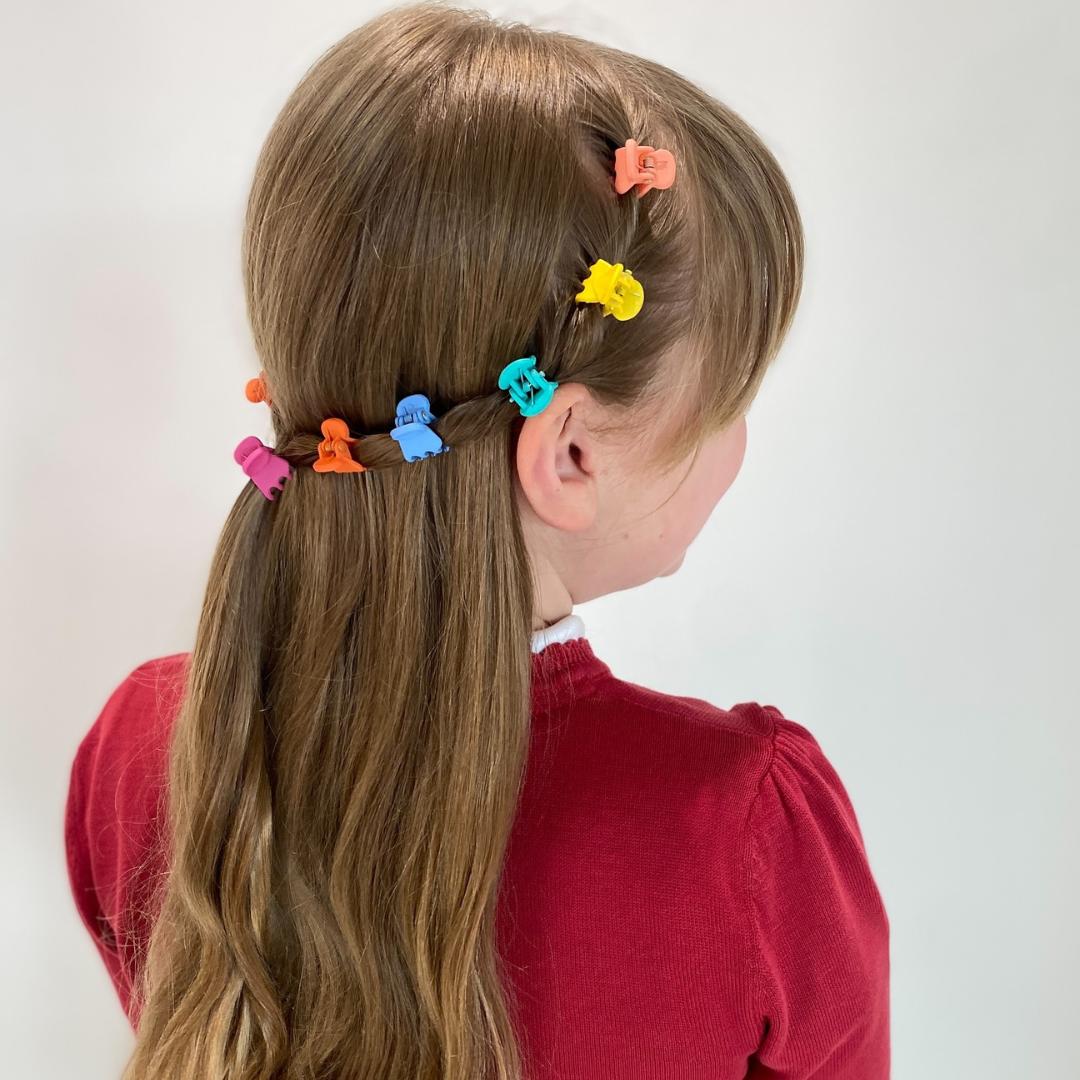 school girl's hairstyle