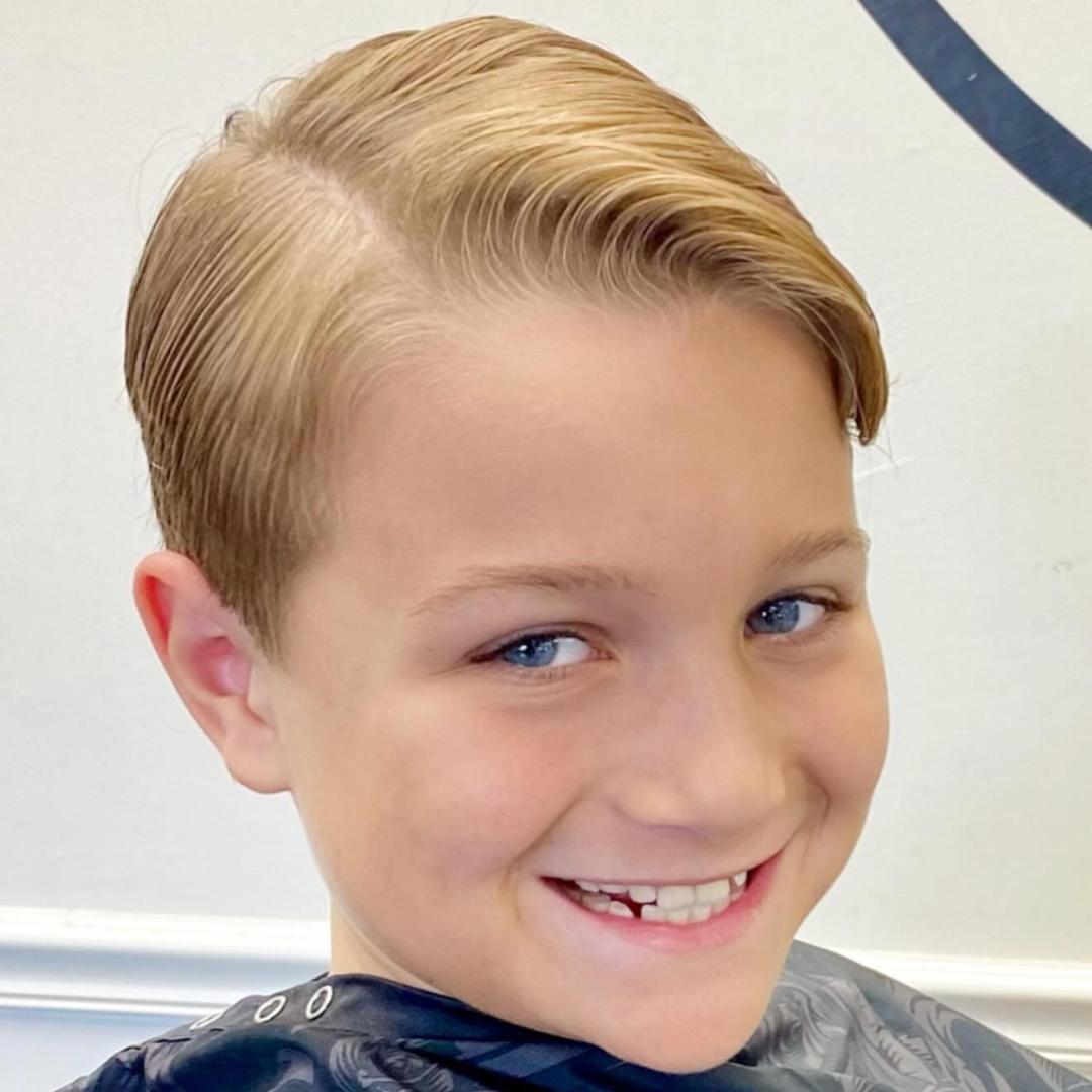 Boy's hairstyle