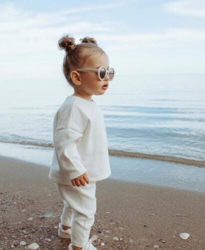 girl on beach