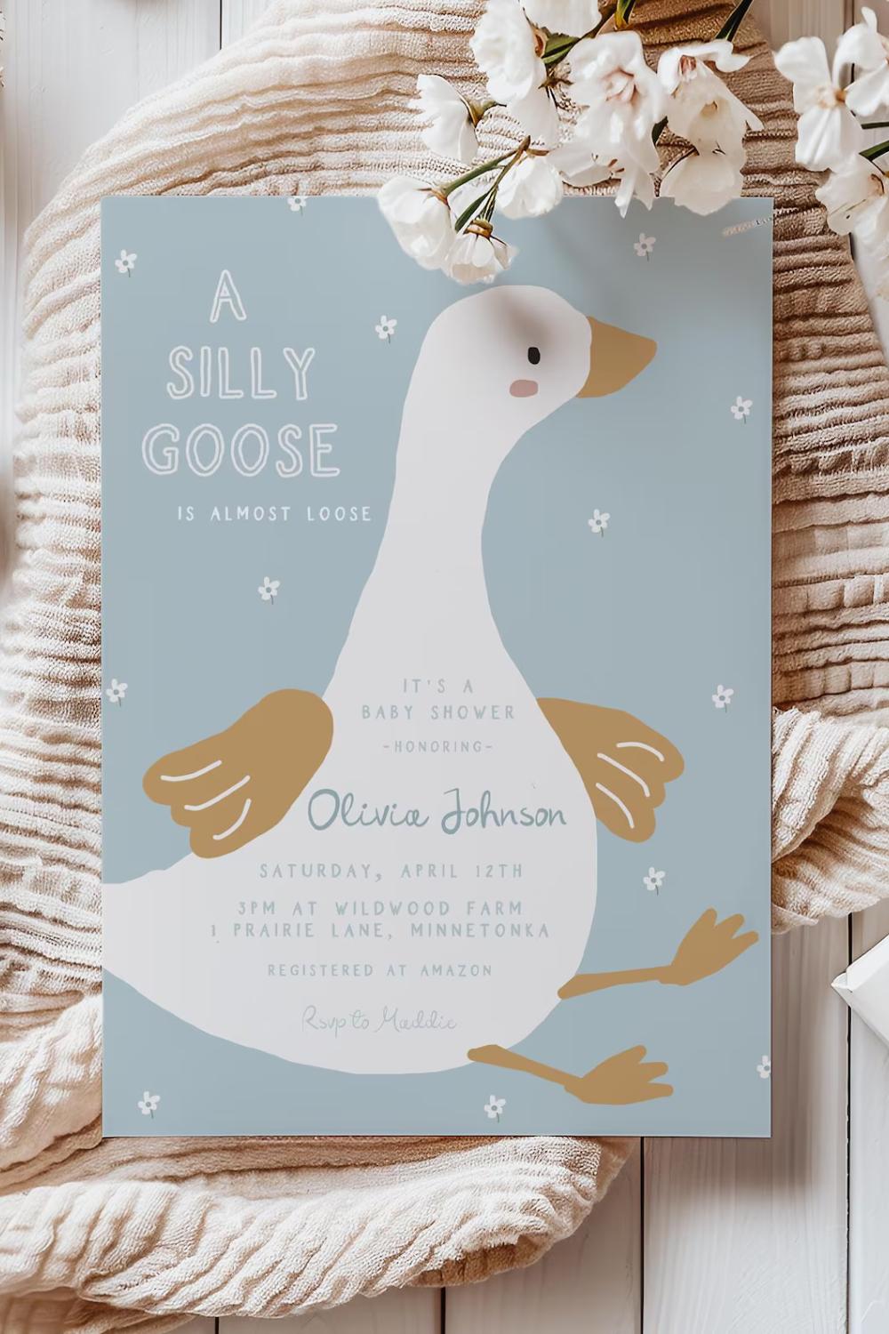 goose baby shower