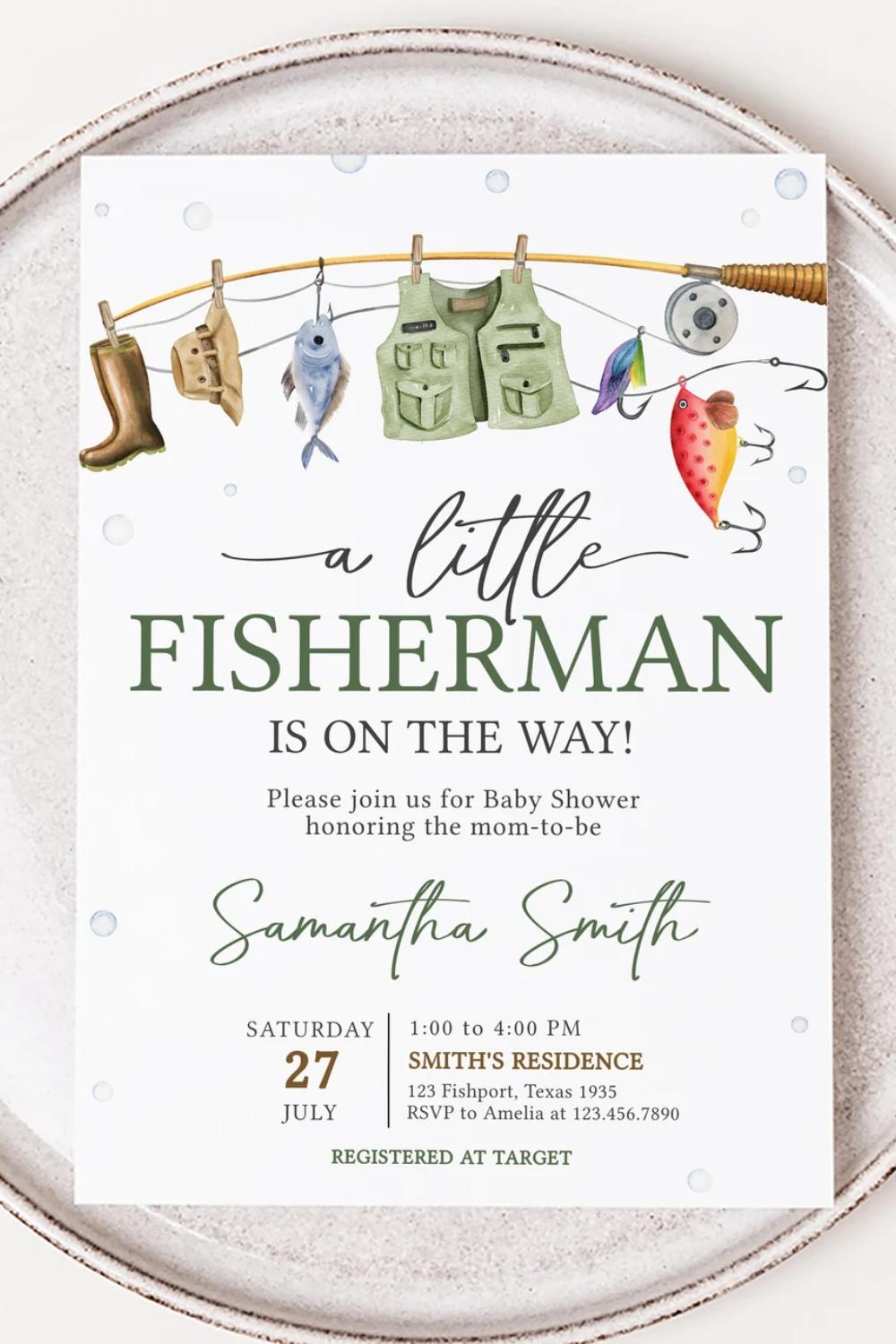 little fisherman baby shower