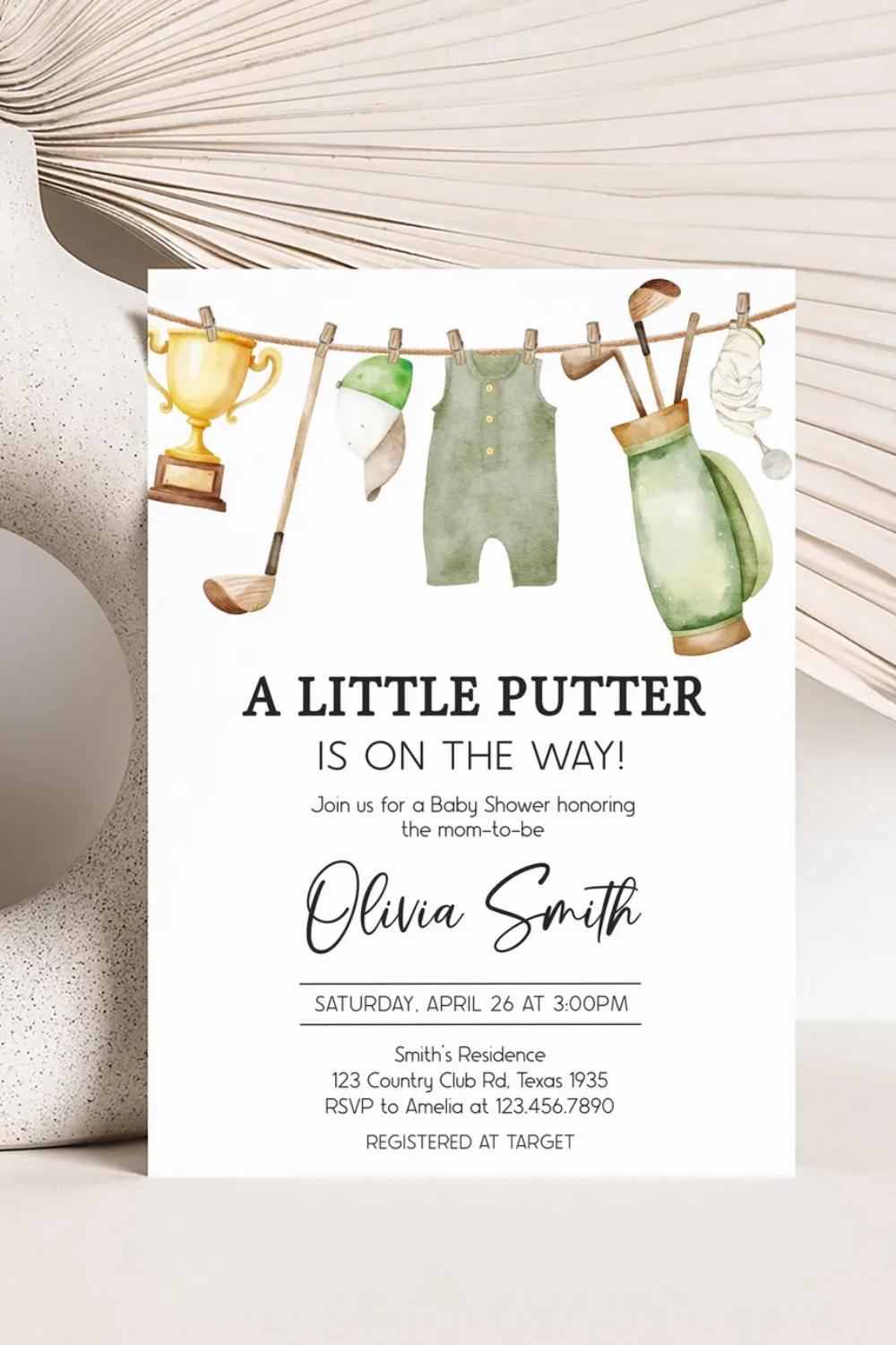 little putter baby shower