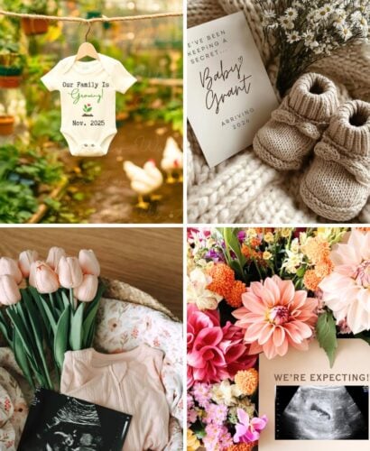 spring pregnancy announcement ideas