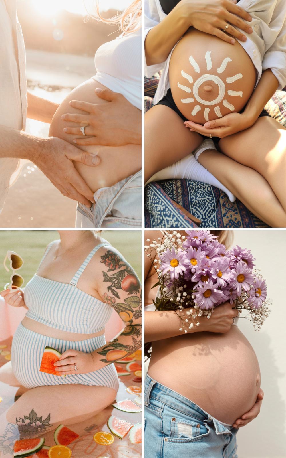 summer maternity photos