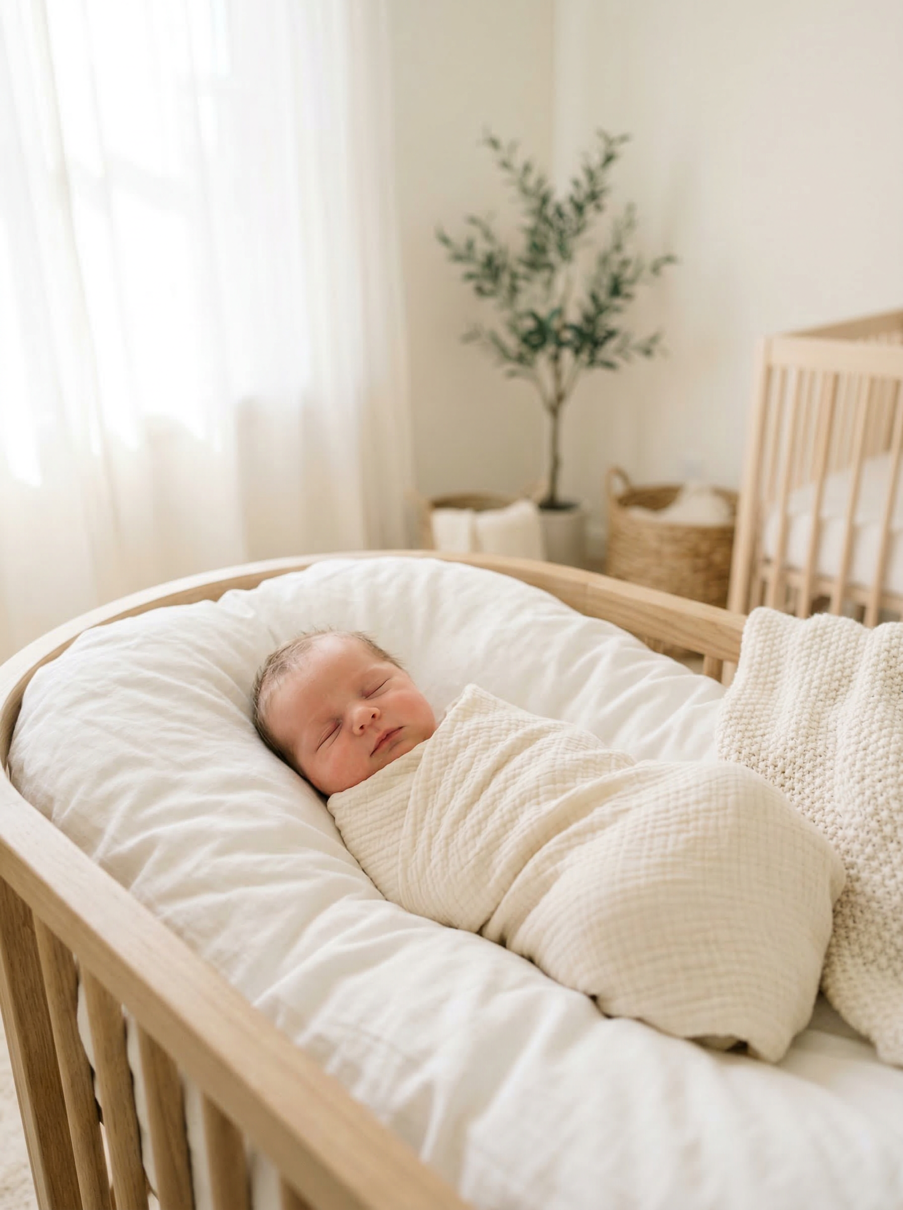 Newborn baby sleeping peacefully for baby names that mean miracle article