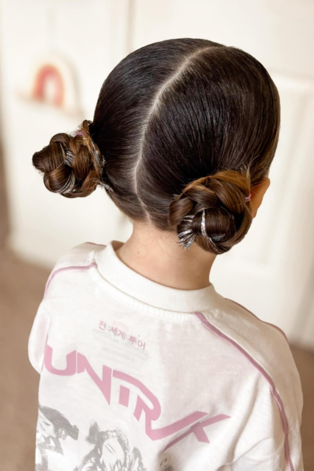 low bun hairstyle