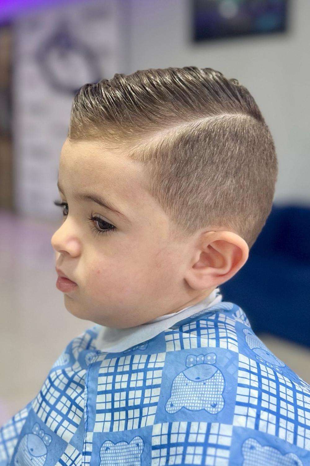 boy's haircut