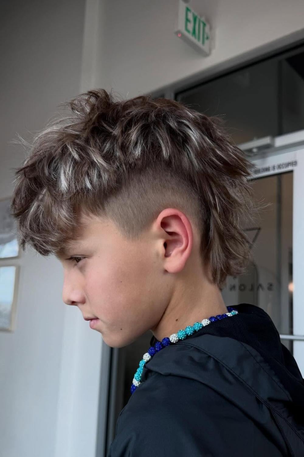 boy's haircut