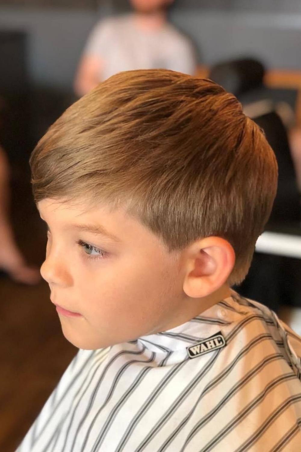 boy's haircut