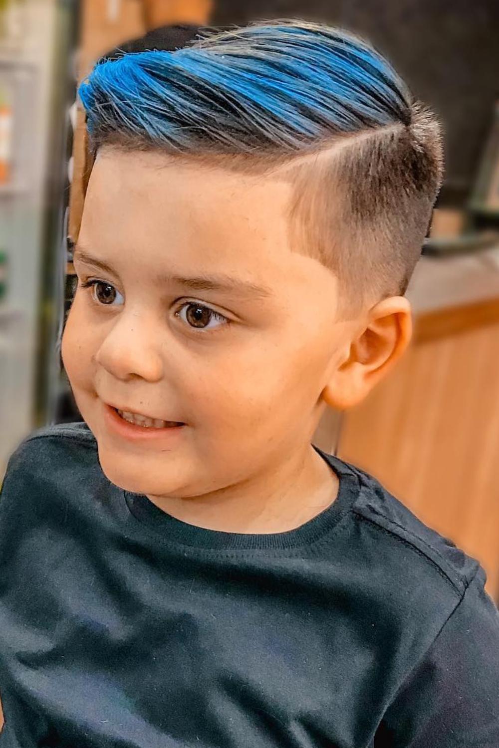 boy's haircut
