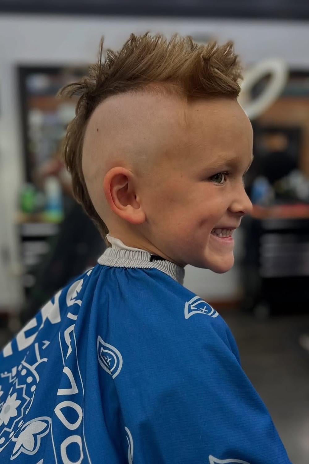 boy's haircut