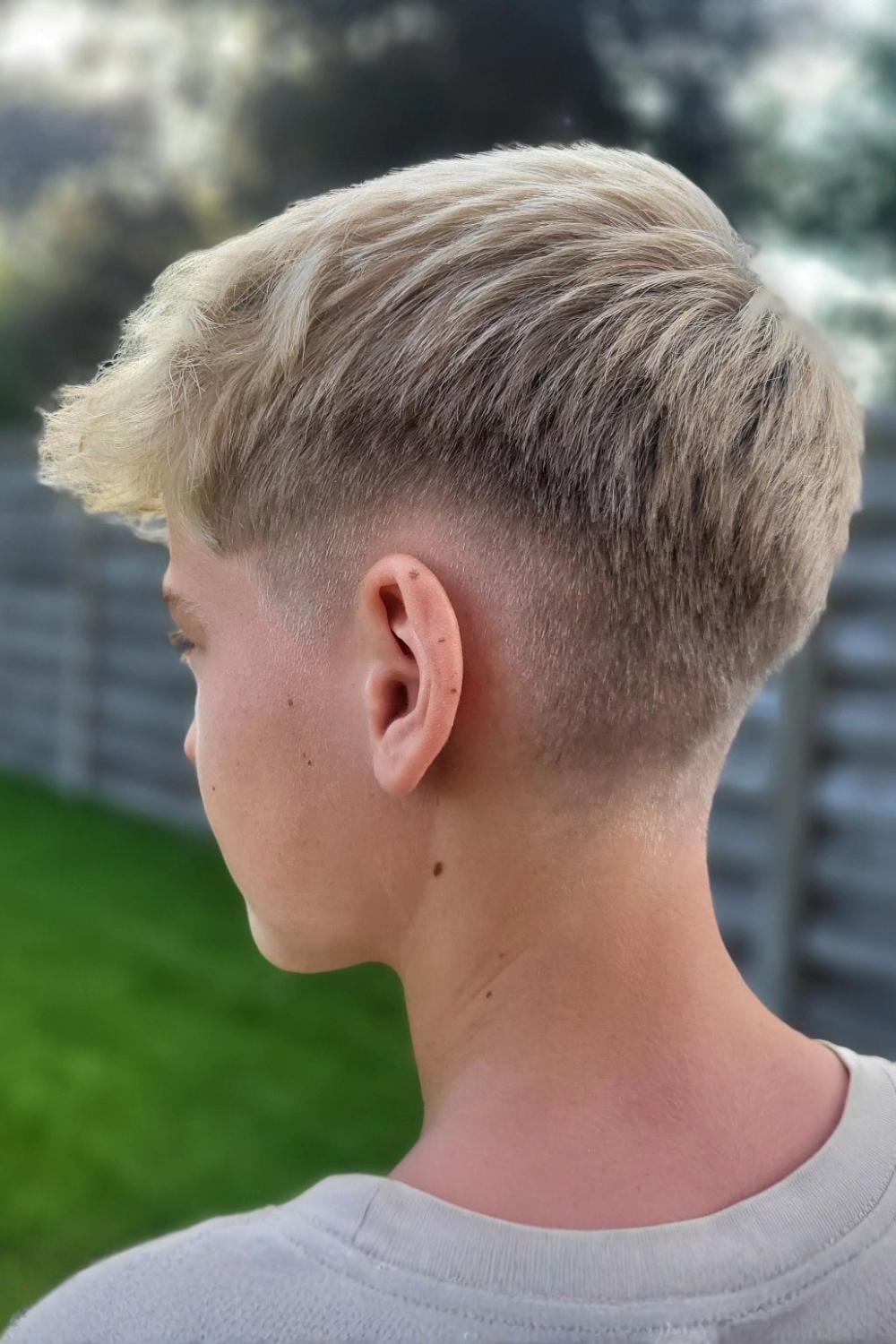 boy's haircut