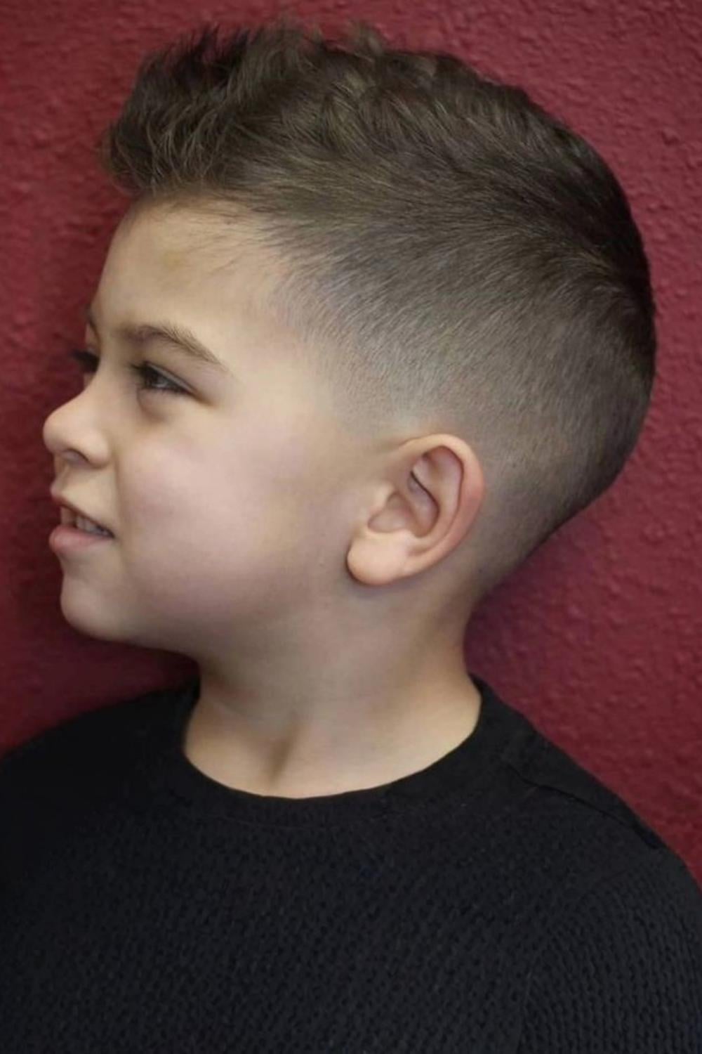 boy's haircut